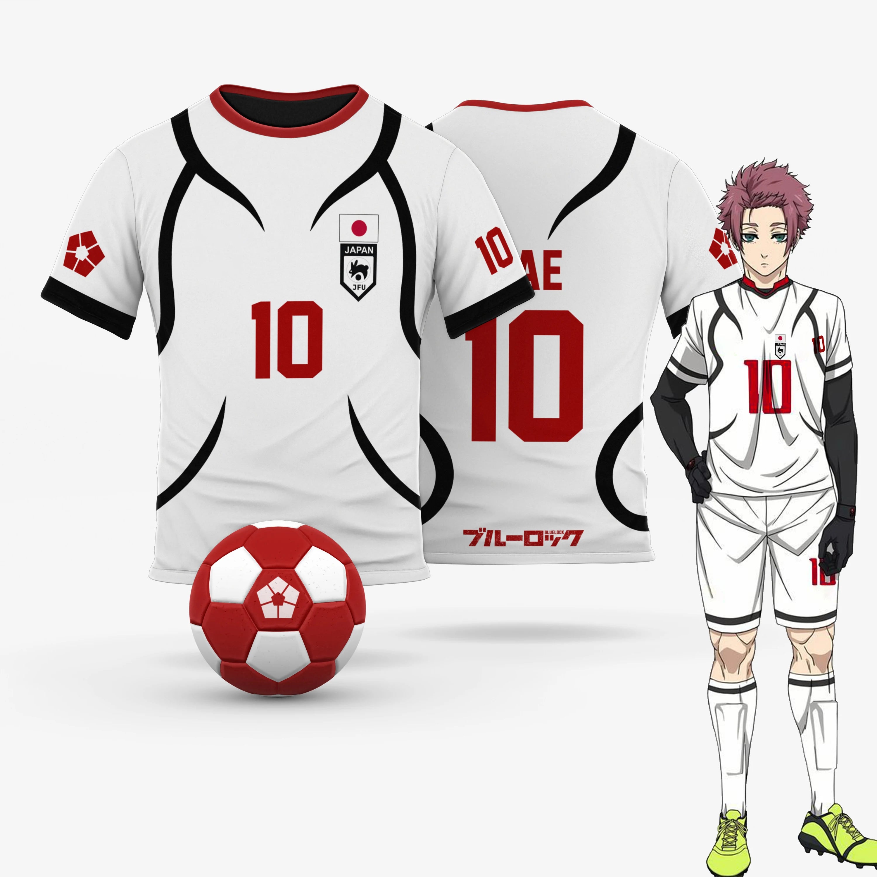 Blue Lock Japan U20 White T-shirt
